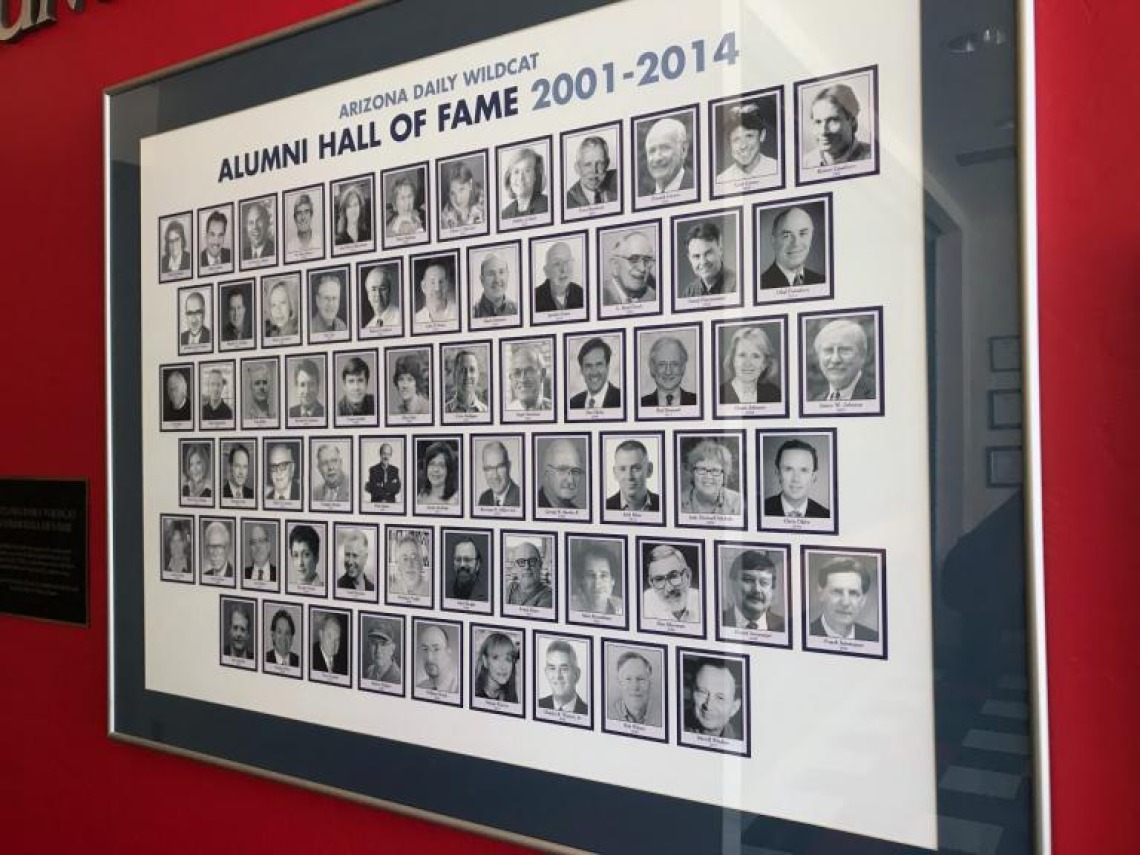 Alumni Hall of Fame poster